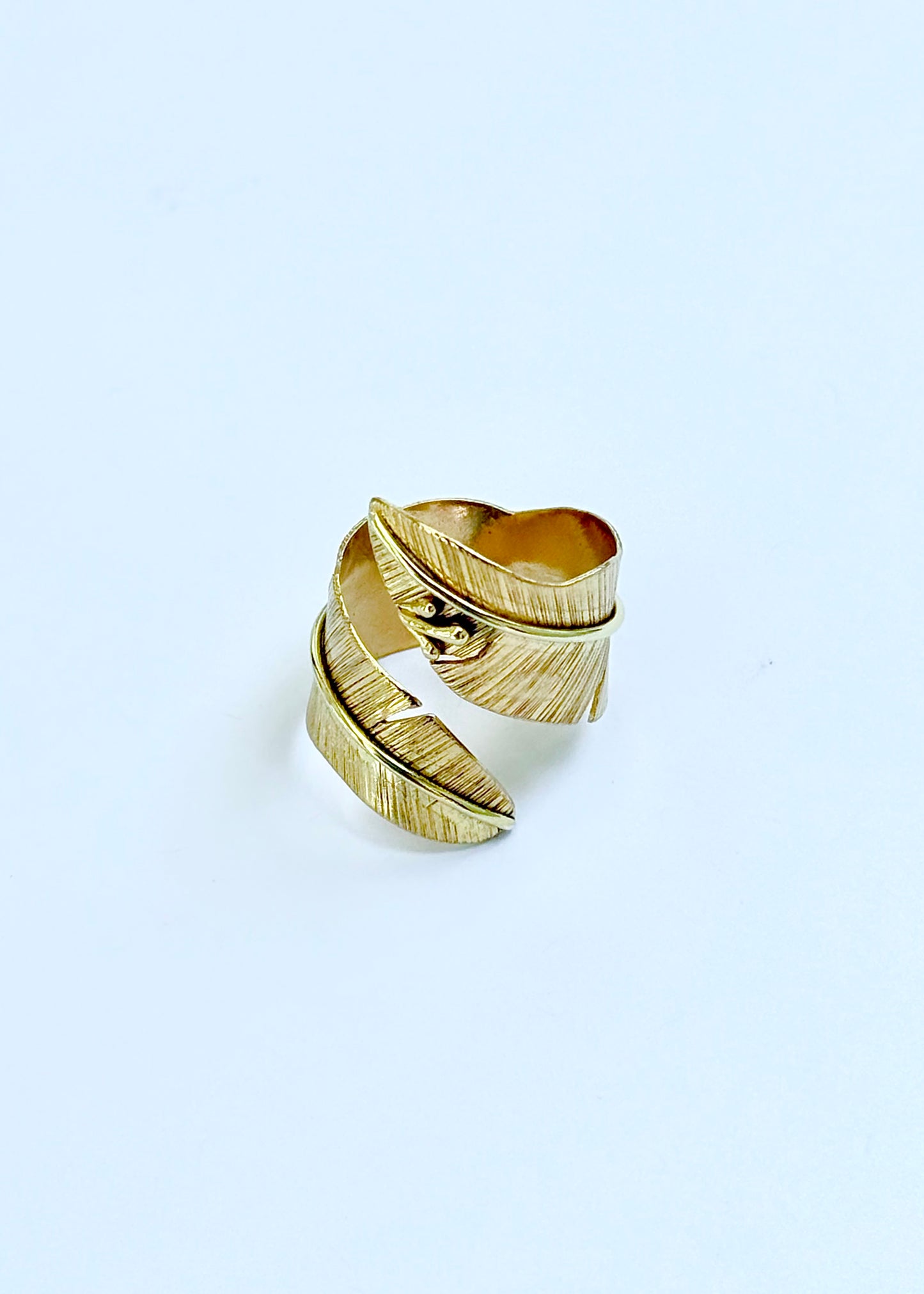 Hoja Ring Brass