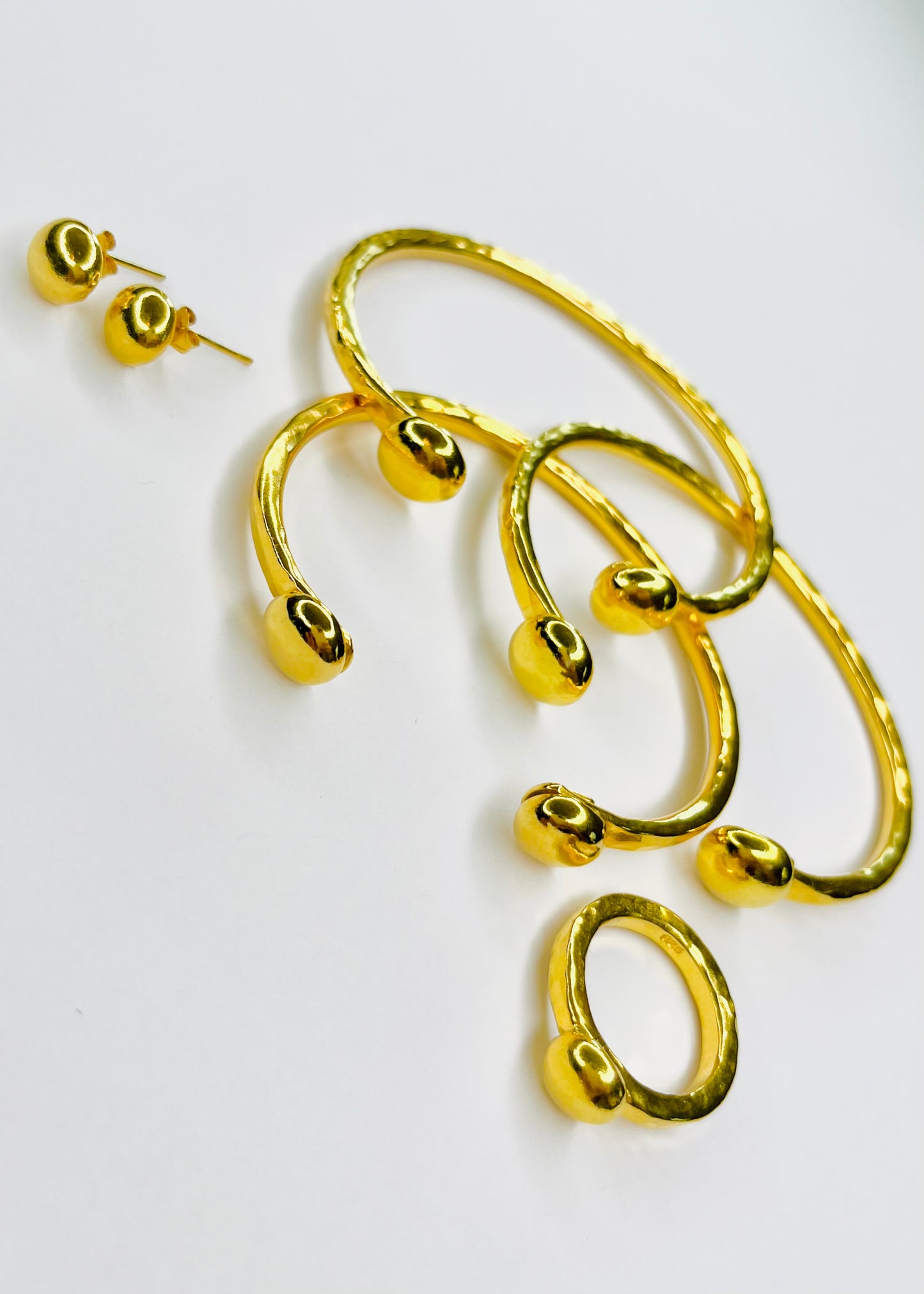 Leila Studs - Full Moon Earrings