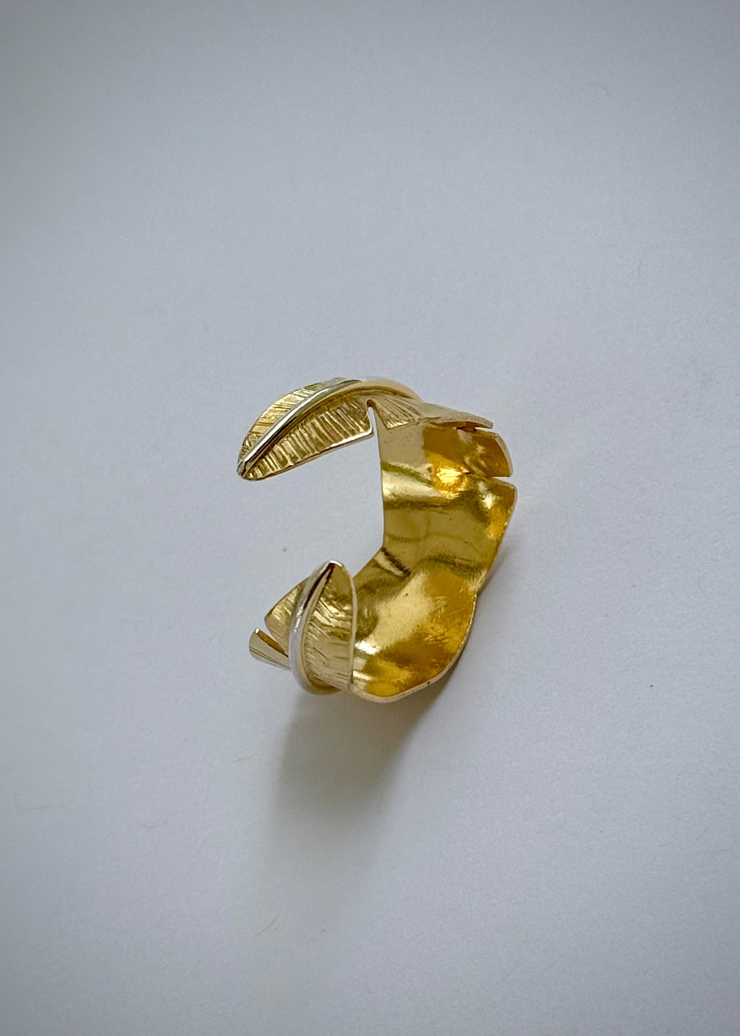 Mini Hoja Ring Silver