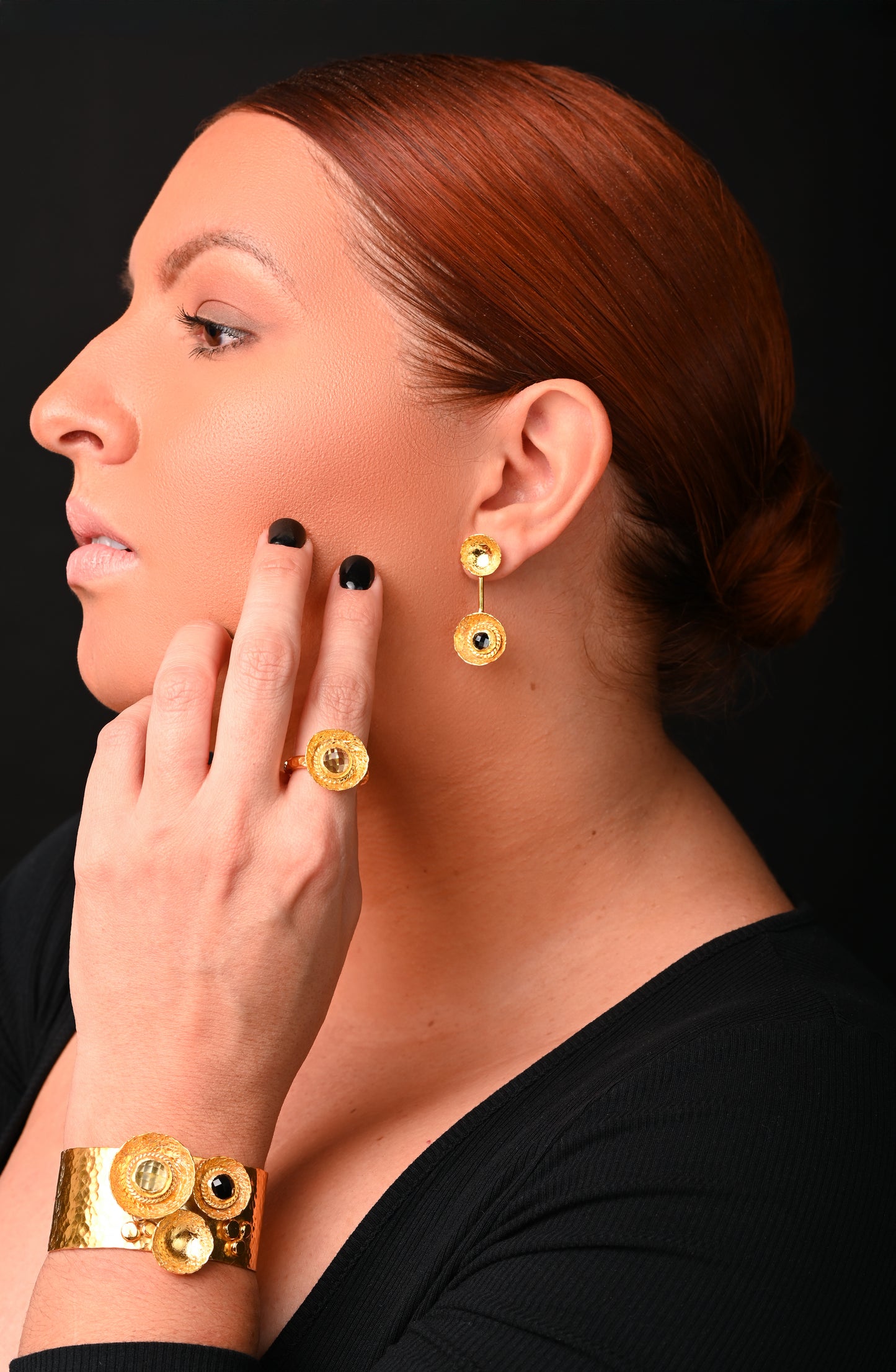 Earrings Celia Gold Vermeil - Life and Light