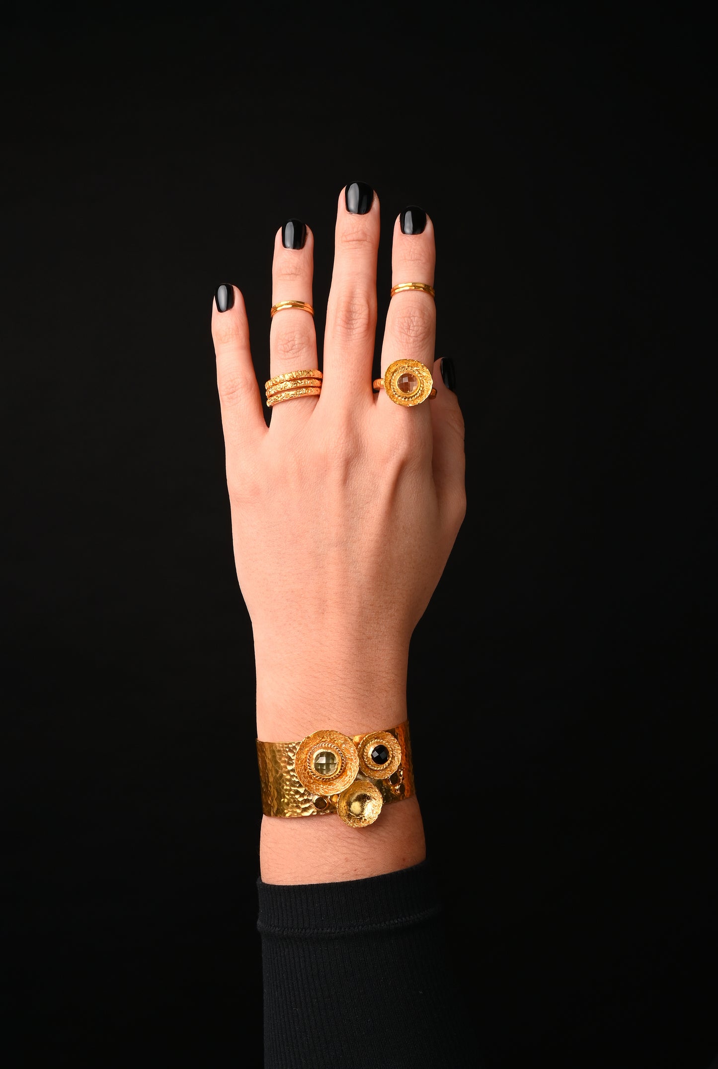 Emiliana Bracelet Cuff - Silver