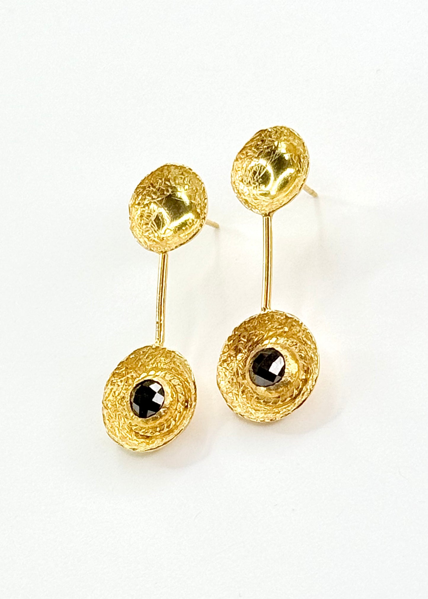 Earrings Celia Gold Vermeil - Life and Light