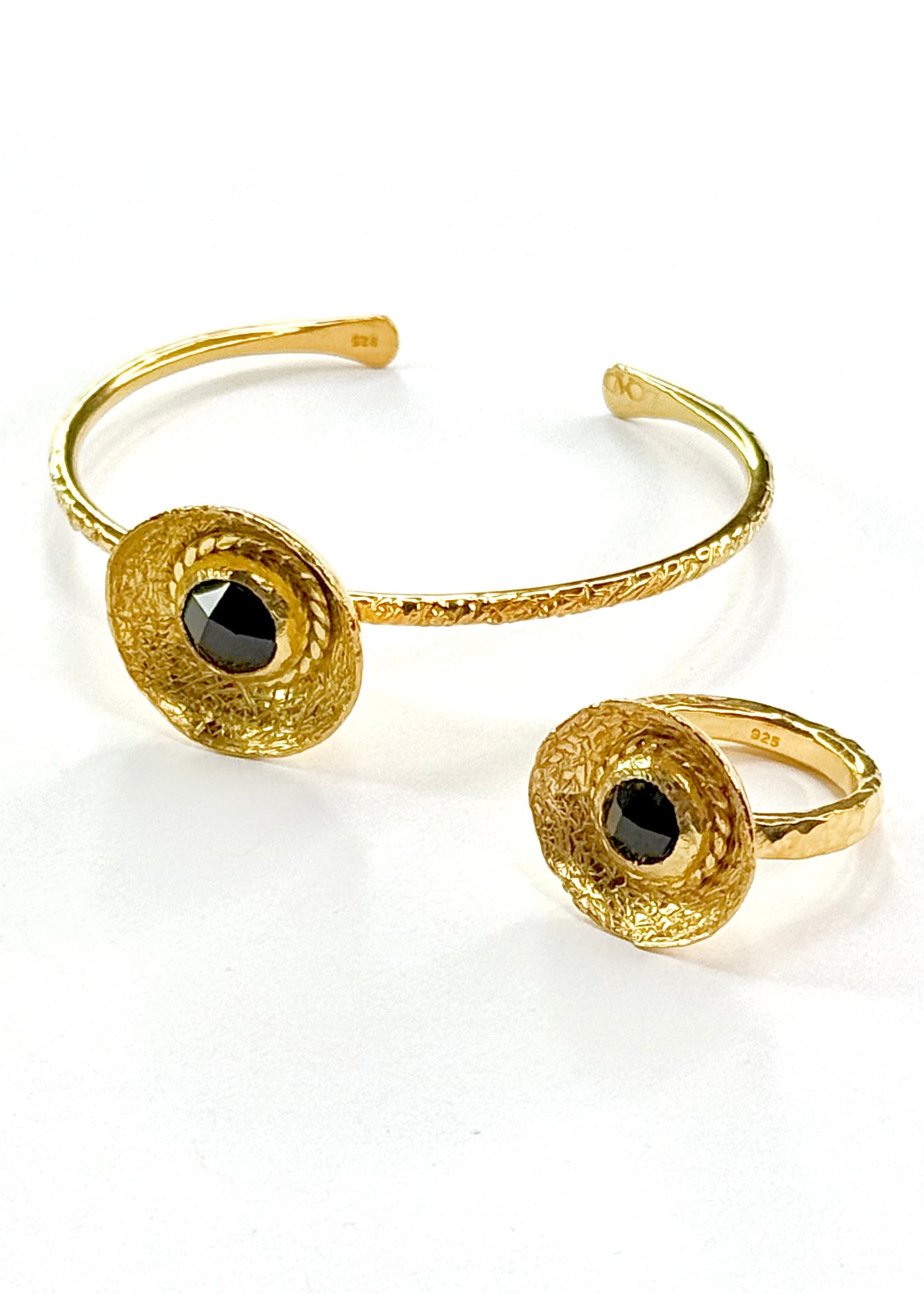 Elena Bracelet Cuff Gold Vermeil - Life and Light
