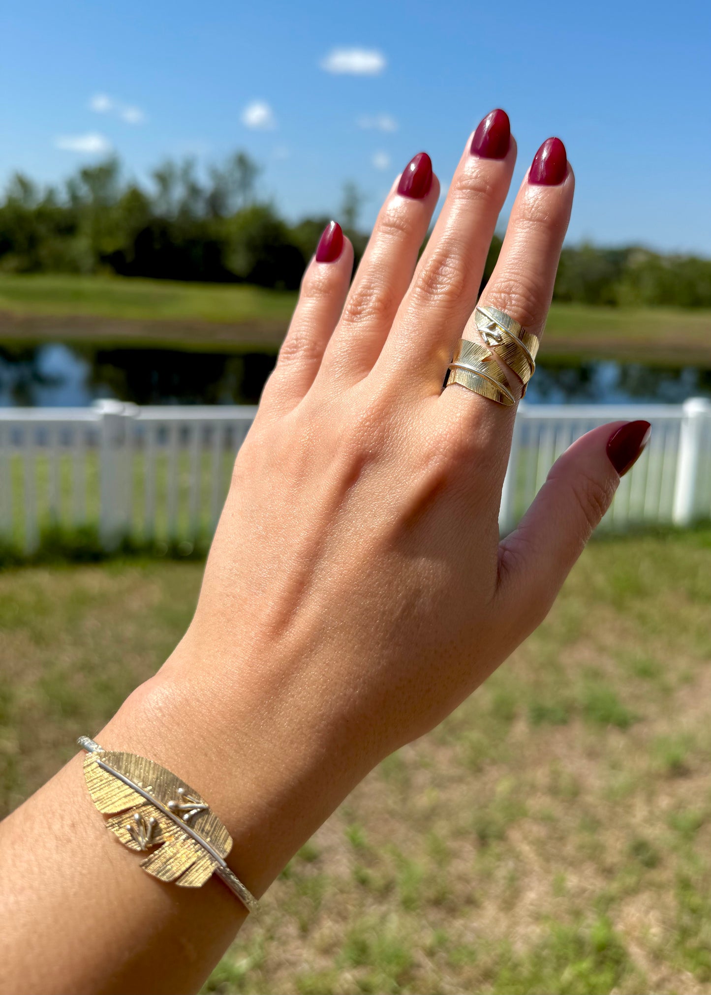 Jibara Bracelet Brass