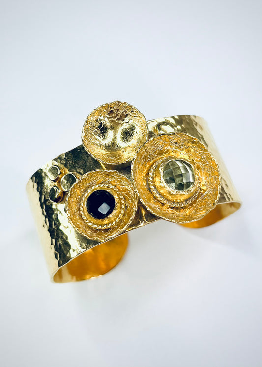 Emiliana Bracelet Cuff - Gold Vermeil