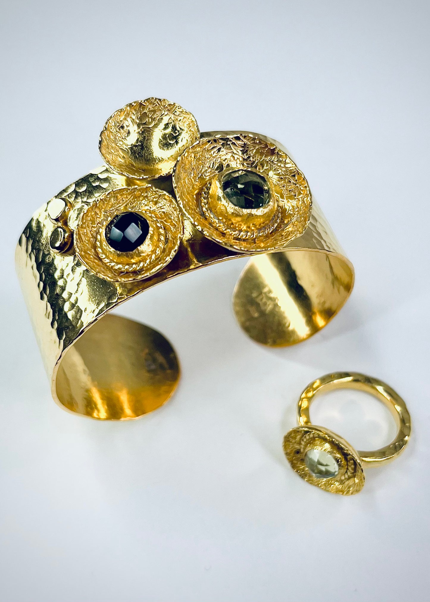Emiliana Bracelet Cuff - Gold Vermeil