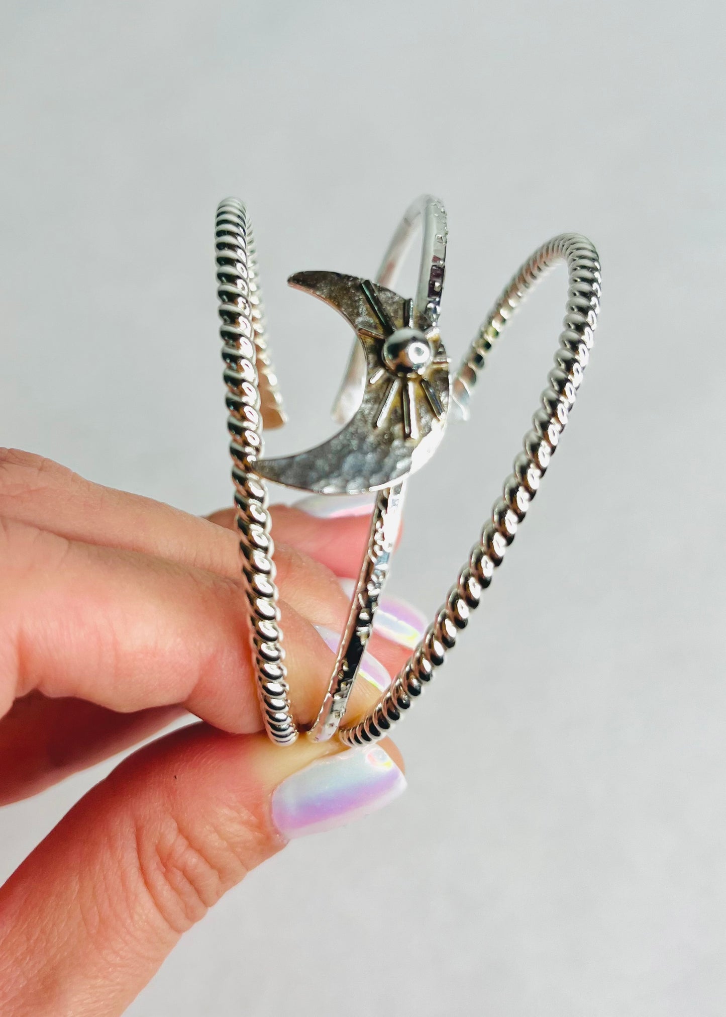 Sofia Twisted Silver Cuff