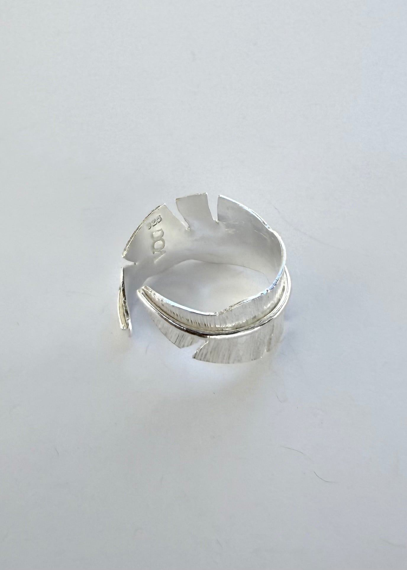 Mini Hoja Ring Silver