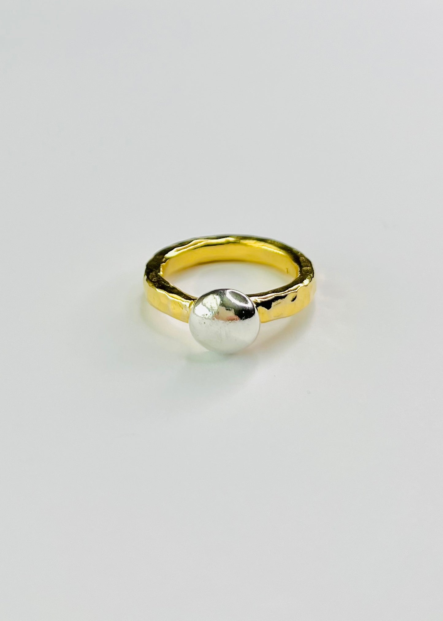 Volcano Full Moon Brass Ring