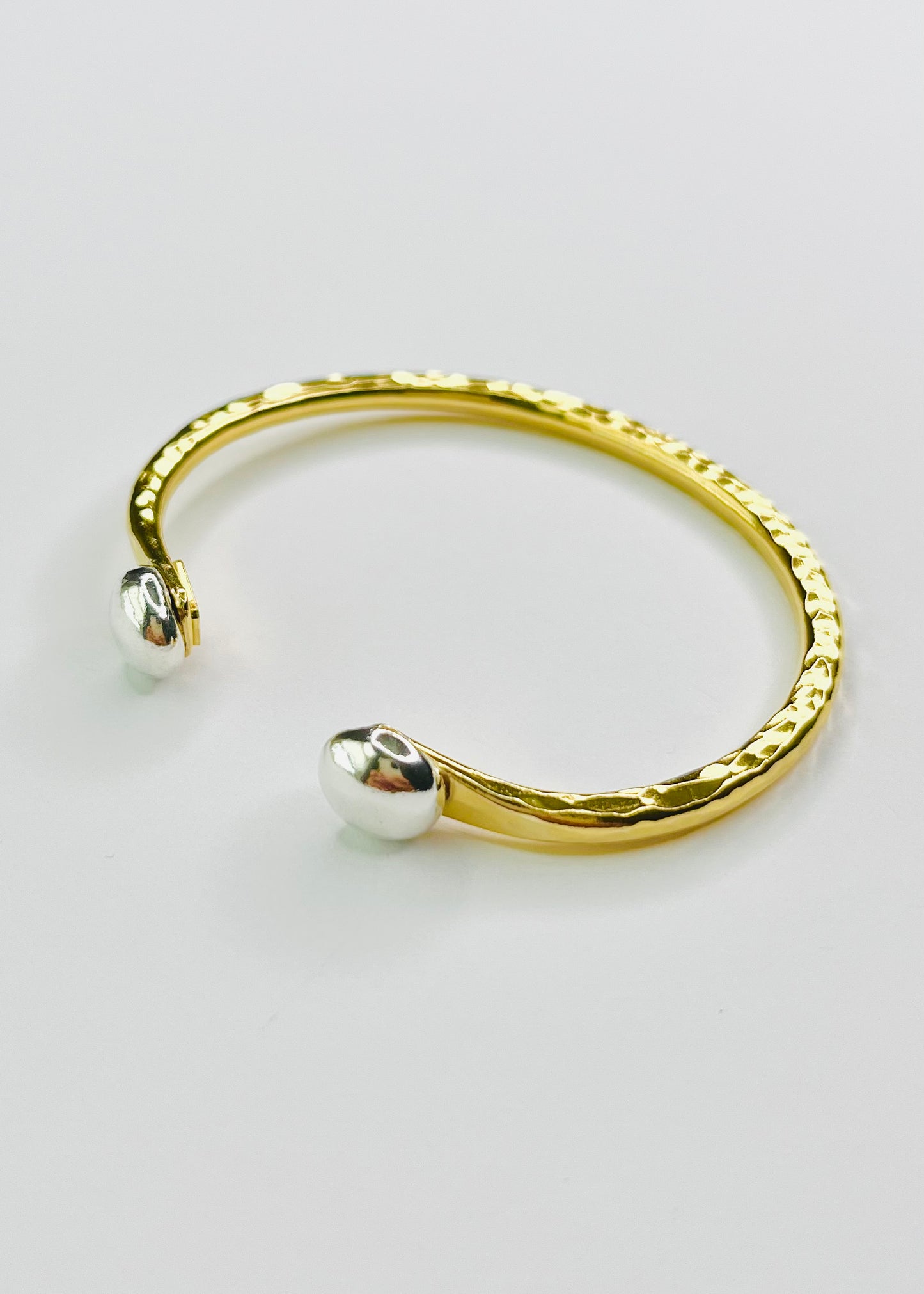 Amaris Full Moon Brass Bracelet Cuff