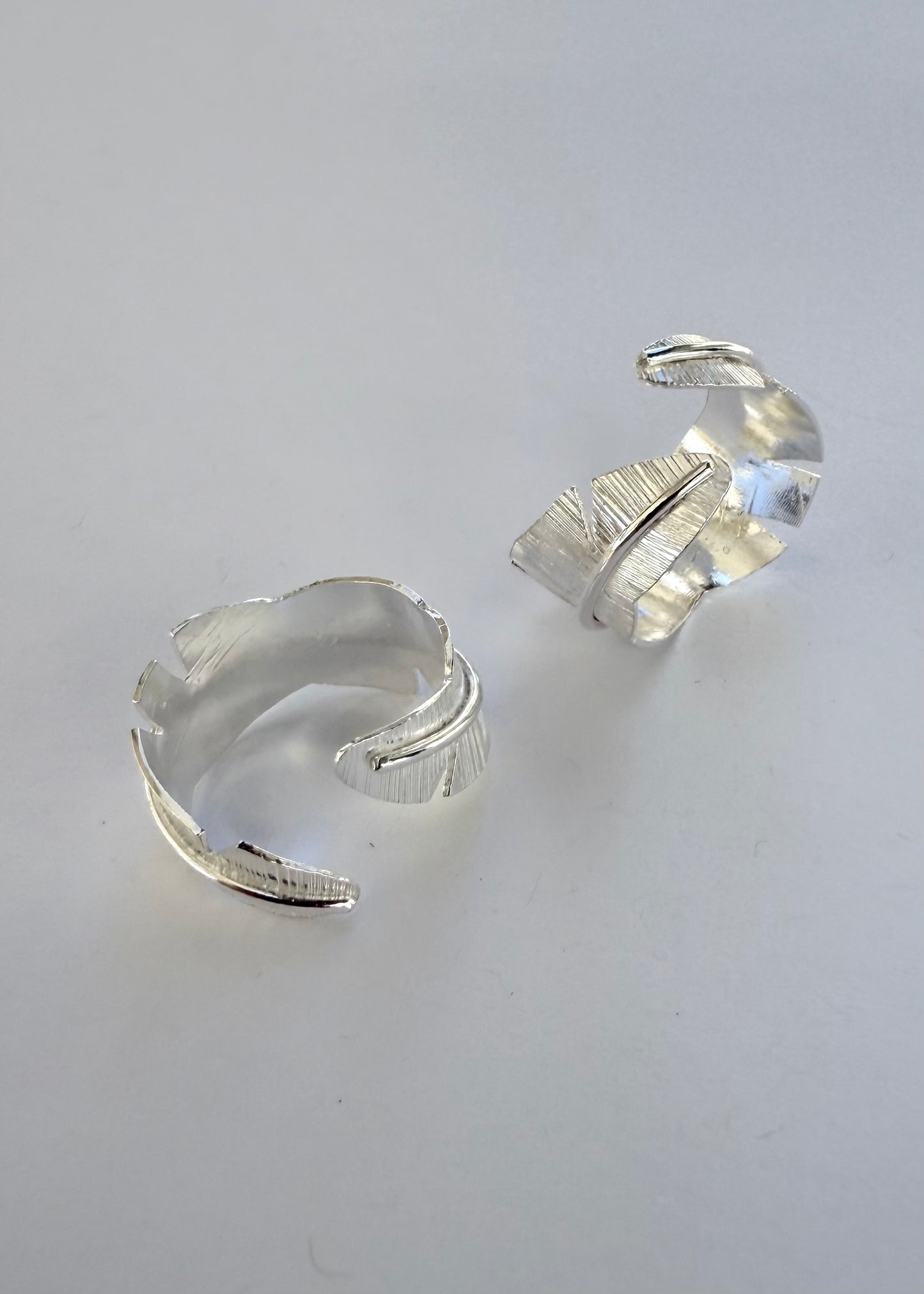 Mini Hoja Ring Silver