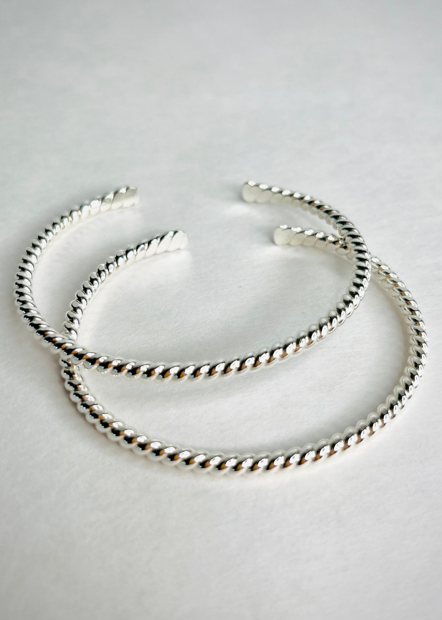 Sofia Twisted Silver Cuff