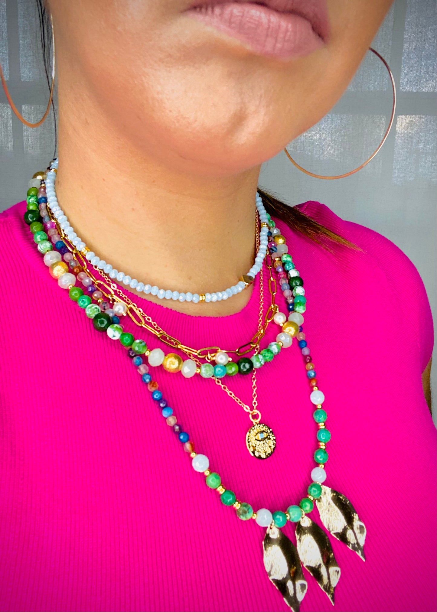 Laia Colors Leaf Necklace