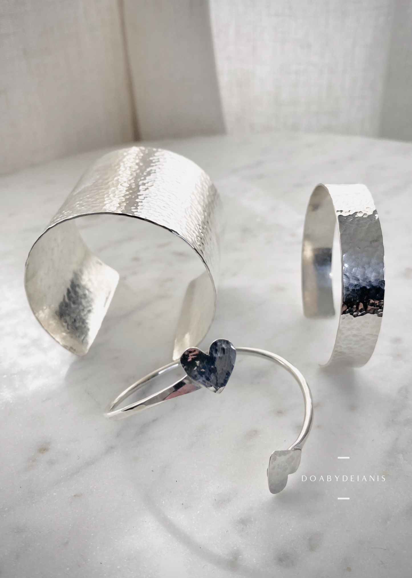 Galilea Silver Cuff Bracelet