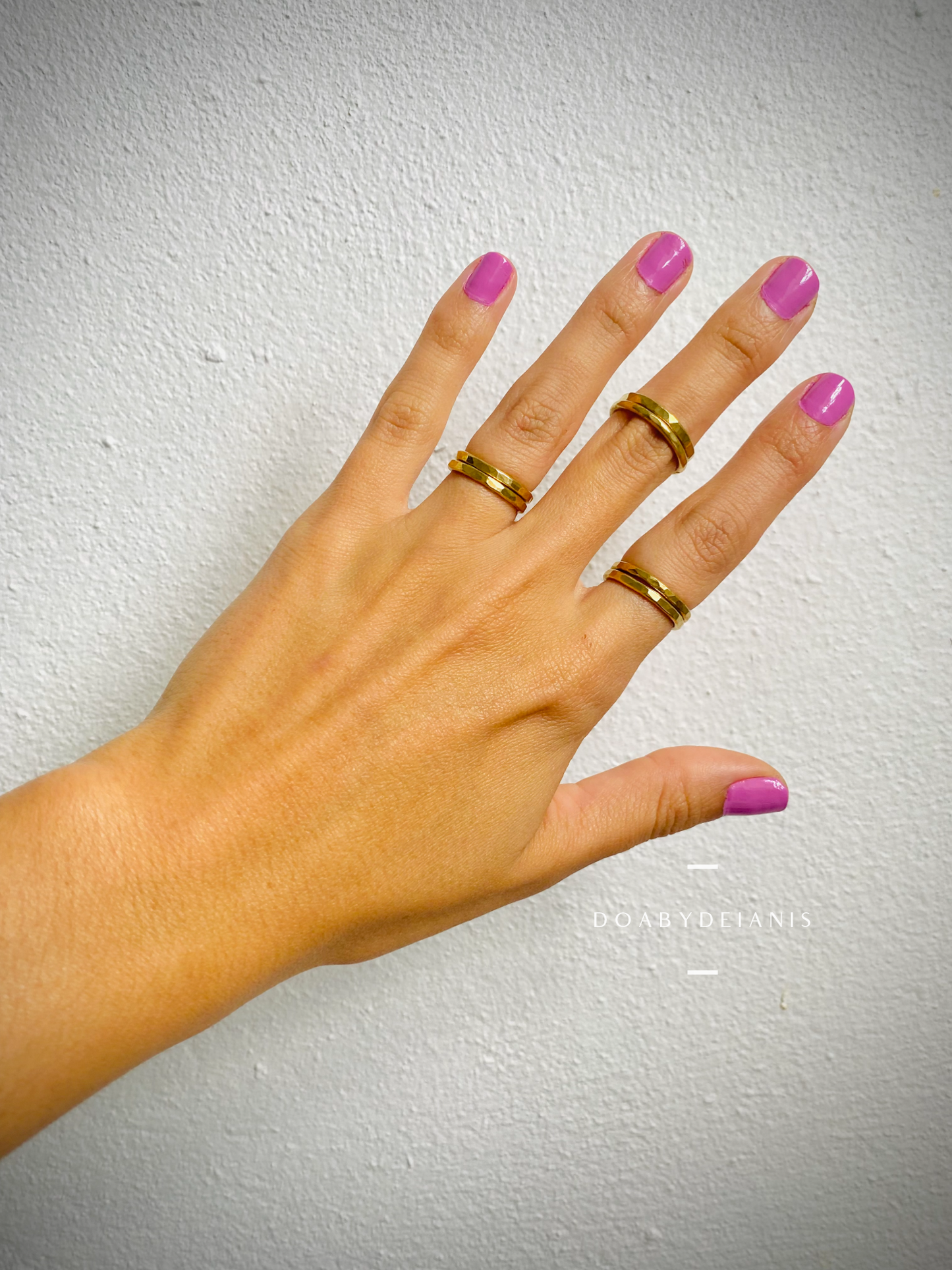 Gregoria Brass- 18k Gold Plated Ring