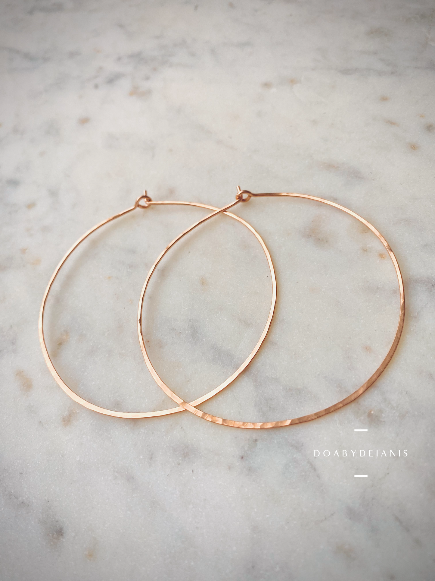 Selena Rose Gold Filled Hoop