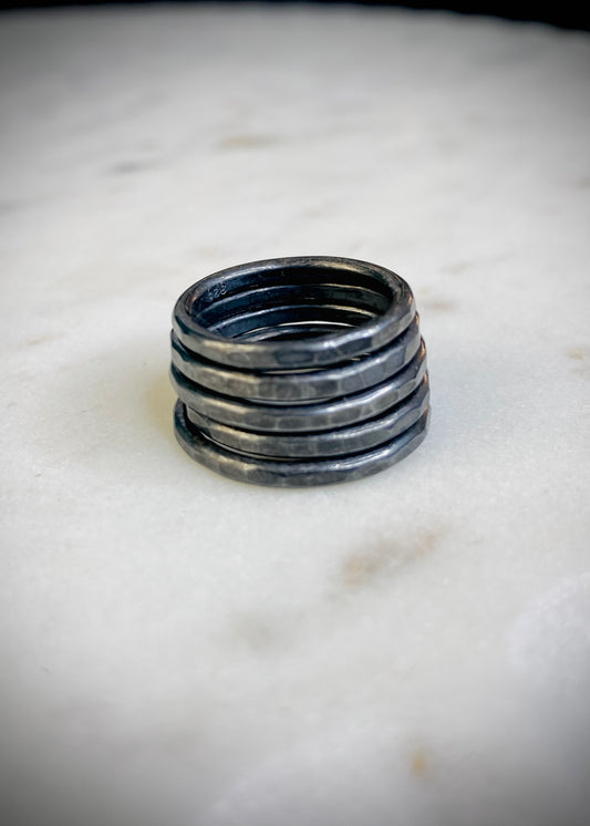 Gregoria Oxidase Silver Ring